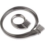 10 pcs collier soufflet cardan, pince de joint homocin�tique d'arbre � cardan collier de serrage en acier ...