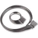 10 pcs collier soufflet cardan, pince de joint homocin�tique d'arbre � cardan collier de serrage en acier ...