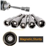 10 pcs embout douille visseuse � choc 6 - 15mm set magn�tique hexagonale douille jeu de embout aimant� ...