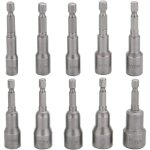 10 pcs embout douille visseuse à choc 6 - 15mm set magnétique hexagonale douille jeu de embout aimanté ... 10 pcs embout douille visseuse à choc 6 - 15mm set magnétique hexagonale douille jeu de embout aimanté ...