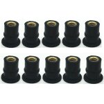 10 pcs m5 pare - brise wellnut, �crou de puit �crou de pare - brise de moto boulon de pare - brise en ...