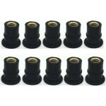 10 pcs m5 pare - brise wellnut, crou de puit crou de pare - brise de moto boulon de pare - brise en ...