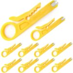 10 pcs mini pince  dnuder / cble rseau outil de sertissage / dnudeur de fil de rseau / coupe - ...