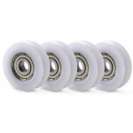 10 pcs ou nylon en plastique intgr 608 roulements billes de gorge 6 30 10mm poulie de guidage