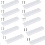 10 pcs poign�e cuisine invisible 150mm, poign�e meuble cuisine invisible, poign�e blanche pour meuble ...