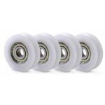10 pcs u nylon en plastique int�gr� 608 roulements � billes de gorge 8 30 10mm poulie de guidage