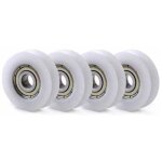 10 pcs u nylon en plastique intgr 608 roulements billes de gorge 6 30 10mm poulie de guidage