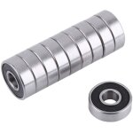10 pices 608 - 2rs roulements  billes roller longboard convient pour abec utilis pour les patins les ...