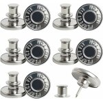 10 pi�ces boutons jeans bouton m�talliques diy sans couture bouton pantalon jean amovible pour la r�paration ...
