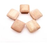 10 pi�ces carr� bois boutons en bois cabinet poign�es armoire pull boutons de commode placard meubles ...