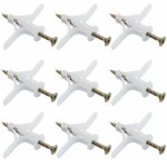 10 pi�ce chevilles pour plaque de pl�tre ensembles plastique tuyau d'expansion avion auto foreuse d'extension ...