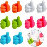 10 pi�ces crochet mural en silicone pour pouce cr�atif crochets muraux multifonctions mini pinces pour ...