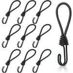 10 pi�ces endeur en caoutchouc avec crochets en spirale, 16 cm crochet tendeur elastique courts avec ...