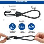 10 pi�ces endeur en caoutchouc avec crochets en spirale, 16 cm crochet tendeur elastique courts avec ...