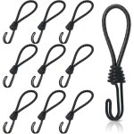 10 pi�ces endeur en caoutchouc avec crochets en spirale, crochet tendeur elastique courts, tendeurs de ...