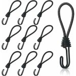 10 pi�ces endeur en caoutchouc avec crochets en spirale, crochet tendeur elastique courts, tendeurs de ...