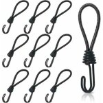 10 pi�ces endeur en caoutchouc avec crochets en spirale, crochet tendeur elastique courts, tendeurs de ...