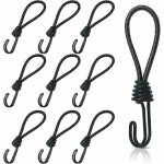 [jamais utilis�] 10 pi�ces endeur en caoutchouc avec crochets en spirale, crochet tendeur elastique courts, ...