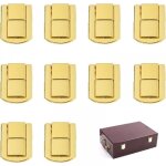 10 pices fermeture  levier, loquets de bote  bijoux fermoir avec 40 vis loquet botes petite botes ...