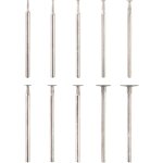 10 pi�ces de fraises diamant�es en forme de t - tige de 3 / 32 po mini fraises � rainurer fraises diamant�es ...