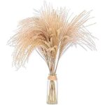 10 pi�ces herbe de pampa roseaux naturels fleur s�ch�e fleurs s�ch�es vases d�coration s�ch�e grand bouquet ...