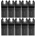 10 pieces de lame de scie en acier a haute teneur en carbone de 34 mm, lame de scie multifonction, ensemble ...