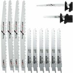 10 - piece lames de scie sabre en acier � haute teneur en carbone, 4 x r1021l (240mm) + 6 x r644d (150mm), ...