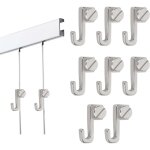 10 pi�ces mini crochets pour tableaux, crochets en alliage de zinc durable, mini crochets pour cimaises, ...