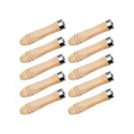 10 pièces poignée de fichier en bois avec colliers en métal, manche bois pour lime, poignée de dossier ... 10 pièces poignée de fichier en bois avec colliers en métal, manche bois pour lime, poignée de dossier ...