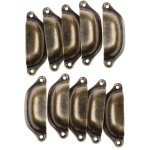 10 pices poigne de tiroir vintage bouton porte en forme de coquille porte meuble tiroir armoire placard ...