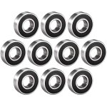 10 pi�ces roulement a bille, fabriqu� en acier � roulements 12 mm x 28 mm x 8 mm, roulements � billes ...