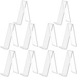 10 pi�ces support livre acrylique presentoir livre 15, 5 x 11, 5 x 5 cm chevalet livre transparent porte ...