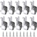 10 pi�ces support de tringle � penderie forme de u support tringle penderie support de tringle de garde ...
