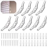 10 pi�ces taquets de cordon de store cordon taquets stores en plastique transparent enrouleurs de corde ...