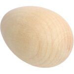 10 pices d'?ufs en bois non finis, mini ?uf de couleur originale pour dcorations pour la maison, cadeaux, ...