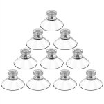 10 pi�ces ventouse a visser, ventouse filet�e ventouses avec filetage, ventouse en plastique pvc suspension ...