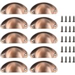 10 poign�es de tasse coquille, poign�es de tirage de tiroir vintage, poign�es et boutons de porte de ...