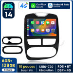 10 pouces carplay autoradio pour renault 4 2012 - 2016 android 6 + 128g junsun