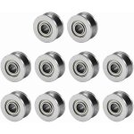 10 poulies � gorge en v v624zz pour syst�me de mouvement lin�aire sur rail, 4 x 13 x 6 mm