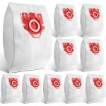 10 remplacement fjm sac pour miele aspirateur avec 2 remplacement filtre -