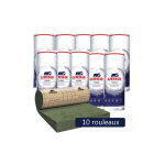 10 rouleaux laine de verre ursa mrk 40 terra rev�tu kraft - ep. 100mm - 102m� - r 2. 50