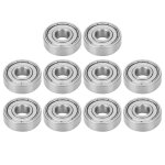 10 roulements � billes en acier inoxydable s608z 8x22x7mm pour pi�ces de longboards et patins � roulettes ...