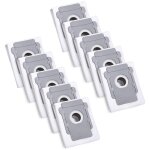 10 sacs aspirateur compatibles irobot roomba i7 / j7 + / e5 / e6 clean base, rechange station auto