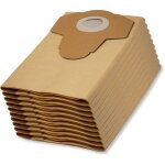 Pour 10 sacs d'aspirateur parkside - 20 l pnts 1300 - coloris marron 906 - 05 - pour aspirateur sec / ...
