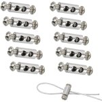 10 serre - c�bles avec cache - bornes � vis pour c�bles et fils de 2 � 3 mm de diam�tre