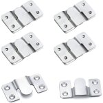 10 supports montage dissimul� inox, boucle interverrouillage pour miroirs / cadres / dosserets