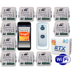 10 t�l�commandes tuya wifi rfr - cm gratuites pour volets roulants