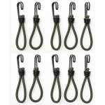 10 tendeur elastique caoutchouc professionnel avec crochet pour b�ches, affiches, filets tendeur b�che, ...