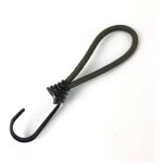 10 tendeur professionnel en caoutchouc lastique avec crochet (150 mm) pour bche, vert arme - ymyny ...