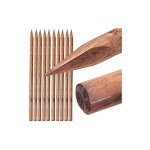 Suinga - lot de 10 tuteur en bois 150 cm � 10 cm tuteurs avec pointe poteaux en bois piquets de fixation ...